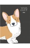 2019 Corgi: Dated Weekly Planner with to Do Notes & Dog Quotes - Corgi(32 Awesome Calendar Planners for Dog Owners Dark)