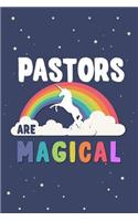 Pastors Are Magical Journal Notebook: Blank Lined Ruled for Writing 6x9 120 Pages