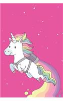 Unicorn Pink Edition Notebook: Lined Journal Diary Composition Notebook