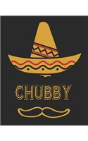 Chubby: 8x10 100 Pages 50 Sheets Composition Notebook College Ruled Book