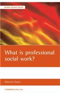 What is professional social work?