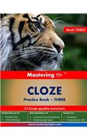 Mastering 11+ CLOZE - Practice Book 3