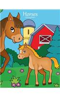 Horses Coloring Book 1