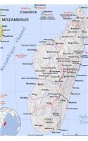 Modern Day Map of Madagascar in Africa Journal: Take Notes, Write Down Memories in this 150 Page Lined Journal