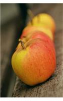 Four Apples in a Row Journal: Take Notes, Write Down Memories in this 150 Page Lined Journal