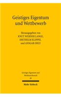 Geistiges Eigentum und Wettbewerb