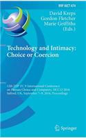Technology and Intimacy: Choice or Coercion