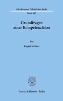 Grundfragen Einer Kompetenzlehre