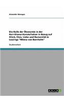 Rolle der Ökonomie in der Herr-Diener-Konstellation in Bezug auf Glück, Ehre, Liebe und Humanität in Lessings Minna von Barnhelm