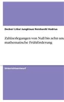 Zahlzerlegungen von Null bis zehn und die mathematische Frühförderung