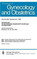 Verhandlungen der Schweizerischen Gesellschaft für Gynäkologie und Geburtshilfe