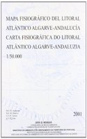 Mapa fisiografico del litoral algarve Andalucia