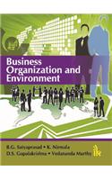 Business Organization and Environment