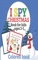 I spy Christmas book for kids ages 2-5