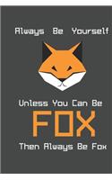 Always Be Yourself Unless You Can Be Fox Then Always Be Fox