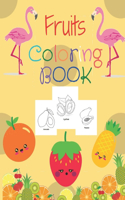 Fruits coloring book.