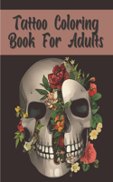 Tattoo Coloring Book For Adults