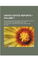 United States Reports (Volume 7); Cases Argued and Adjudged in the Supreme Court of the United States, December Term, 1868