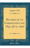 Ricordi Di Un Garibaldino Dal 1847-48 Al 1900 (Classic Reprint)