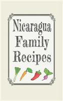 Nicaragua family recipes: Blank cookbooks to write in