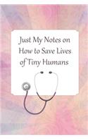 Lined Notebook: Journal With Quote - Pediatric Nurse Gifts