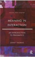 Meaning in Interaction