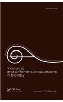Modeling and Differential Equations in Biology