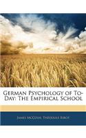 German Psychology of To-Day