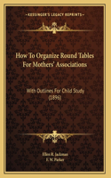 How To Organize Round Tables For Mothers' Associations