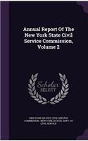 Annual Report of the New York State Civil Service Commission, Volume 2