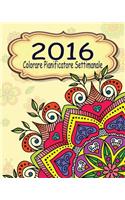 2016 Colorare Pianificatore Settimanale: (Italian)