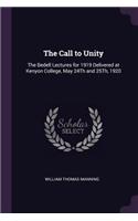 The Call to Unity