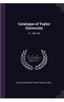 Catalogue of Taylor University
