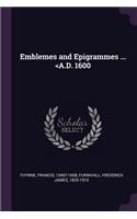 Emblemes and Epigrammes ...