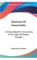 Horizons Of Immortality