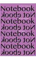 Dot Grid Notebook 1/8 Inch Squares 160 pages: Notebook Not Ebook with pink cover, 7"x10" 1/8 inch dot grid graph paper, perfect bound, ideal for structuring sketches