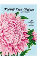 Vintage Flower Seed Packet Note Cards