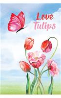 Red Tulip & Pink Tulip Garden Notebook