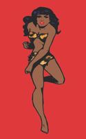 retro african pin up classroom expenses book