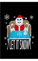 Cocaine Santa let it snow christmas sweater