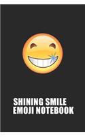 Shining Smile Emoji Emoticons Notebook Emoji Notebook, Blank Composition Book, Emoji Notebooks for Girls/Boys, Emoji School Supplies Notebook for School / Teacher / Office / Student