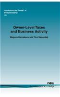 Owner-Level Taxes and Business Activity