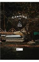 The Camping Log: A Campground Logbook & RV Travel Journal, Lakeside