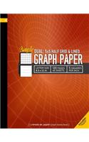 Simply Dual 5x5 Grid and Lined Graph Paper: Grid line ruled and college ruled Composition Notebook, 8.5x 11in (Letter size), 120pages, 5 squares per inch(19 Create on Graph Paper)