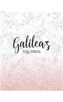 Galilea's Big Ideas: Personalized Notebook - 8x10 Lined Women's Journal