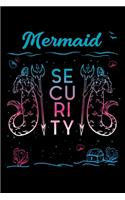 Mermaid Security: Daily Gratitude Journal And Diary To Practise Mindful Thankfulness And Happiness For Mairmaids, Mermoms, Swimming Lovers And Beach Fans (6 x 9; 120 