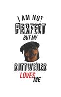 I'm not perfect, but my Rottweiler loves me