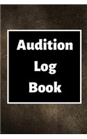 Audition Log Book