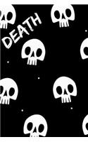 Death Skull Pattern Journal