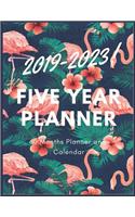 2019-2023! Five Year Planner: 60 Months Planner and Calendar